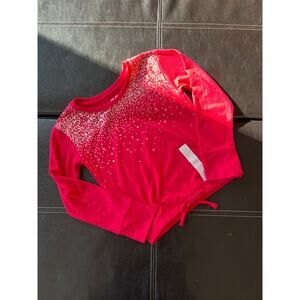 Red Sparkly Sweater by SO